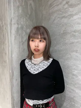 ミディアム asada makotoのヘアスタイル