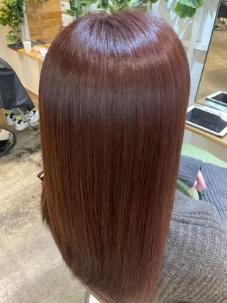 ロング カラー パーマ 初めでも安心🌟 newi町田✂のヘアスタイル
