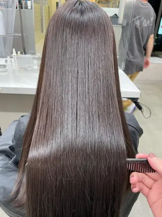 ロング カラー *モデル募集🤍横浜 透明感カラー🫧のヘアスタイル
