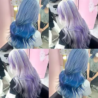 ロング 2次元カラー/ ブリーチMANATOのヘアスタイル