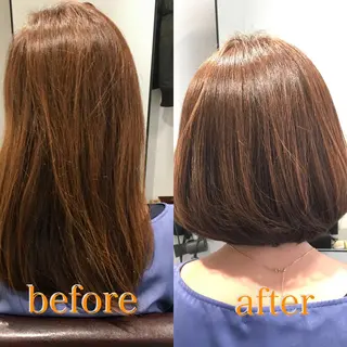 ミディアム イガラシ ジュン/髪質改善のヘアスタイル