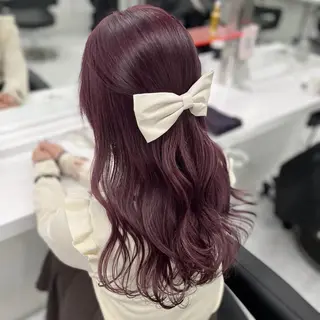 カラー girly❤︎暖色ヘ ア➰🎀HINANOのヘアスタイル