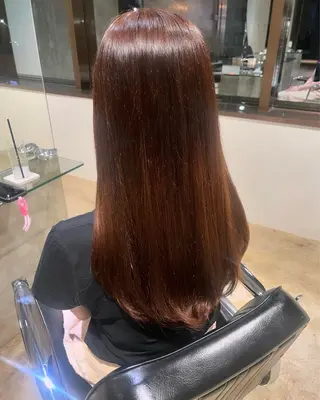 ロング カラー 長野 美沙のヘアスタイル