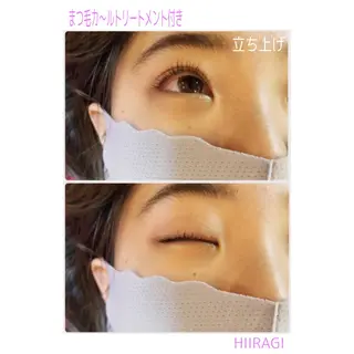 マツエク・マツパ 美容室 HIIRAGIのマツエク・マツパデザイン