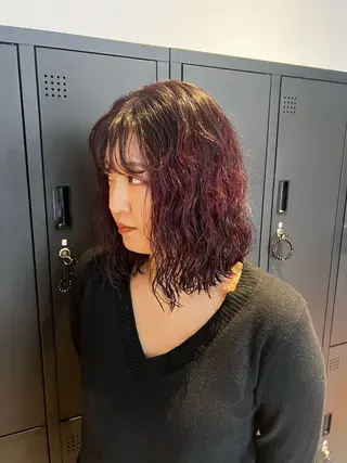 ミディアム カラー 🌝ぷる艶ハイトーン 柔らかヘア🍅まあやのヘアスタイル