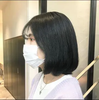 ミディアム カラー ヘアアレンジ メンズ キッズ stylist 🌸 kana.のヘアスタイル