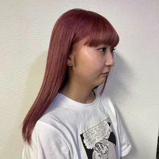 セミロング カラー ｼﾉｻﾞｷ ｷﾅのヘアスタイル
