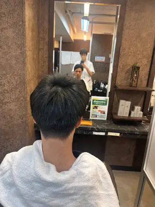 ショート メンズ 清水 寧生のヘアスタイル
