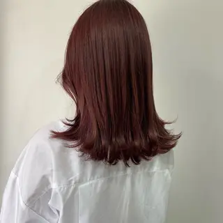 セミロング カラー 髙橋 秀果のヘアスタイル