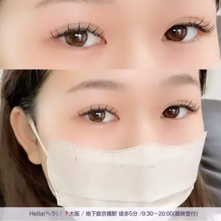 マツエク・マツパ まつげパーマ／眉毛 H e l l aのマツエク・マツパデザイン