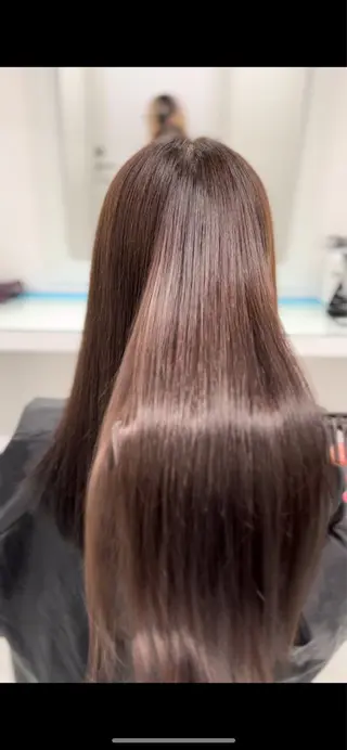 セミロング パーマ 池袋 egoのヘアスタイル