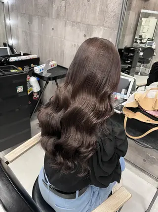 ロング カラー 【毎朝セット3分】 メンズパーマ　真人のヘアスタイル