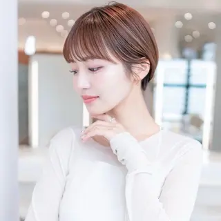 ショート パーマ 田中航平/渋谷ボブ/ レイヤーボブのヘアスタイル