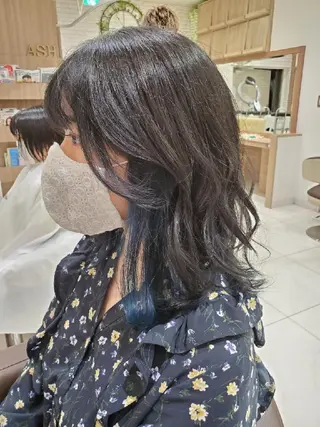ミディアム カラー カラー特化🔥中村 和貴<Ash津田沼>のヘアスタイル