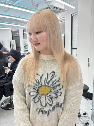 ロング カラー ブリーチ/ハイトーン /レイヤーのヘアスタイル