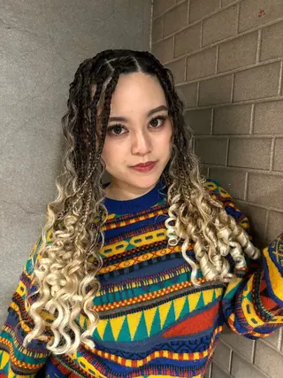 パーマ ヘアアレンジ IO/ブリーチカラー 特化美容師✨のヘアスタイル