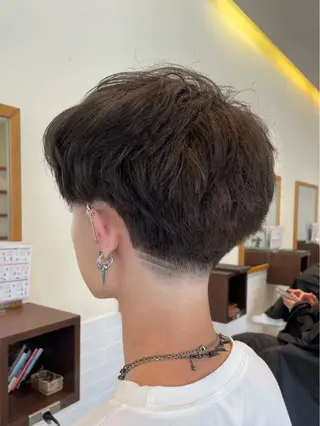 ショート メンズ パーマ/フェード🔥 佐々木波人のヘアスタイル