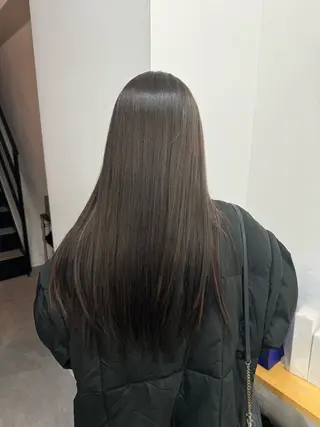 カラー のり🐼顔まわり/ 韓国/レイヤーカットのヘアスタイル