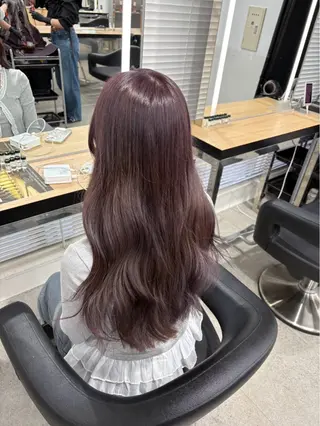 ロング miku/ラベンダー 透明感カラー🪻❤︎のヘアスタイル