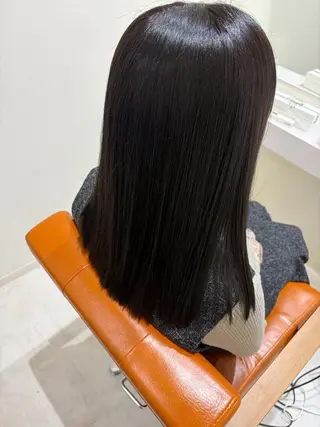 セミロング 【Wカラー、美髪】 Misakoのヘアスタイル