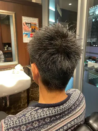 ショート メンズ ヒロ銀座　　　御徒町所属・ヒロ銀座　小林 透真のヘアスタイル