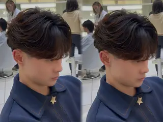 メンズ メンズ縮毛矯正 ブリーチカラー/まやのヘアスタイル