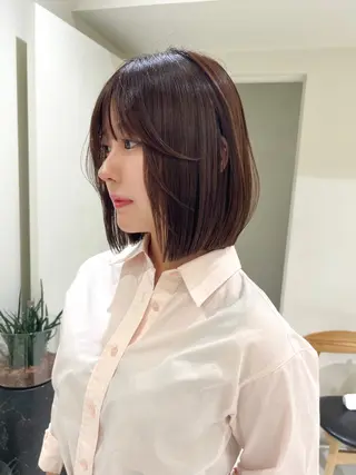 ショート 小顔ボブ jilblanカホのヘアスタイル