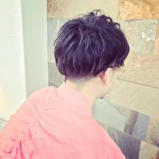 パーマ メンズ 佐々木 浩之のヘアスタイル