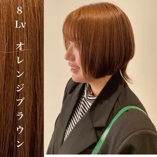 ミディアム カラー wakana / くびれカットのヘアスタイル