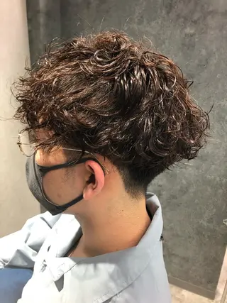 パーマ メンズ Noyヨシモト ヒロトのヘアスタイル