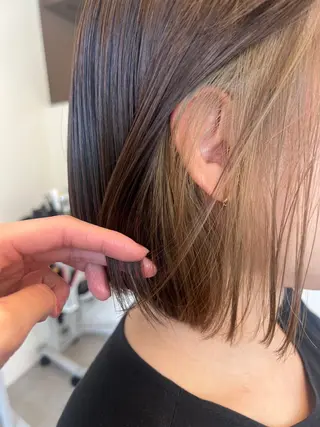 ショート カラー Ore🫧タナカマヤ /柔らかい質感カラーのヘアスタイル