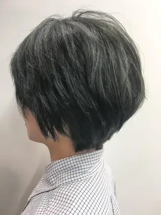 ショート デジタルパーマ💫/ 似合わせカット✂️のヘアスタイル