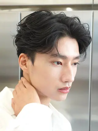 パーマ メンズ 👑メンズパーマ屋 👑/栄/馬場斗生のヘアスタイル