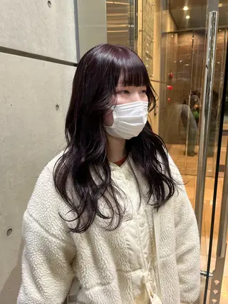 ミディアム 透明感カラー人気 ナンバーワンMIYUのヘアスタイル