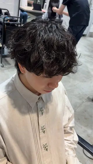 パーマ メンズ メンズカット松戸/韓 国/メンズパーマ航太のヘアスタイル