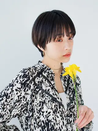 ショート デザインカラー茅ヶ崎 オオタ カズキのヘアスタイル