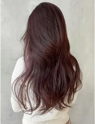 ロング カラー ケアブリーチ 黒瀬有汰のヘアスタイル