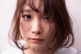 ミディアム 國村 優のヘアスタイル