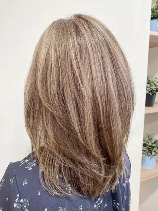 セミロング カラー 🌼圧倒的な口コミ数 BRAVE柏東口のヘアスタイル