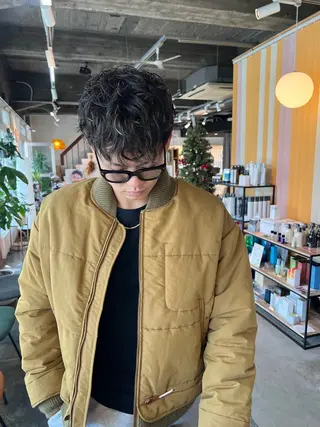 パーマ メンズ くまざき　なな /メンズモデル募集のヘアスタイル