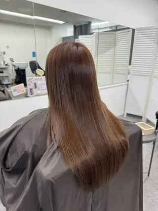 セミロング 髪質改善メニュー 長井 美佐子のヘアスタイル