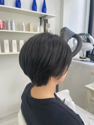 ショート 新籾 尚哉のヘアスタイル