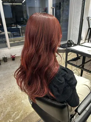 カラー なかじま しほののヘアスタイル