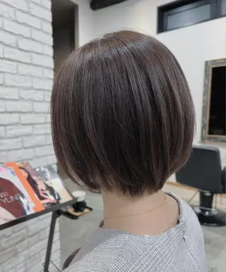ショート カラー 五反田　美容院☆張 明星☆韓国ヘアのヘアスタイル