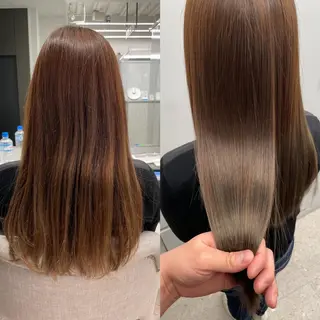 ロング 韓国風🤍 イワサキ　リコ🍒のヘアスタイル