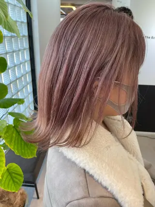 ミディアム カラー 片山美穂 心斎橋・なんばのヘアスタイル