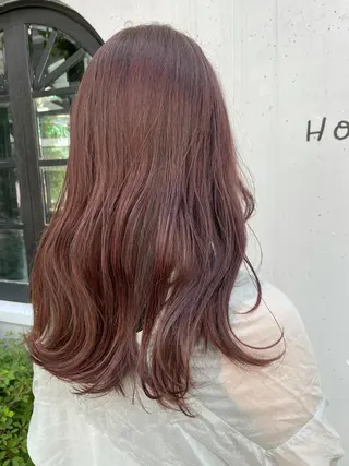 セミロング カラー hazuki 🌝のヘアスタイル