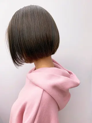 ショート カラー 縮毛矯正×髪質改善 店長　DAITOのヘアスタイル