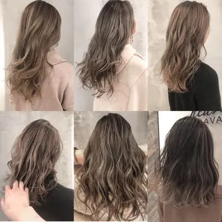 ミディアム カラー 韓国ヘア 店長NEGIのヘアスタイル