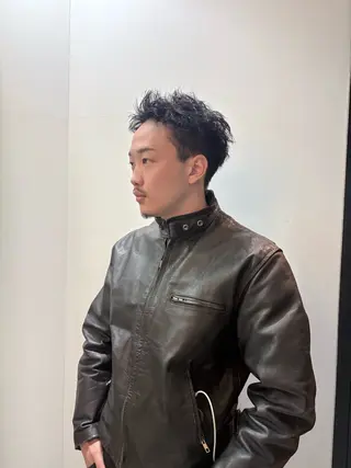 メンズ 🧤高明度ハイトーン 🧤莉音のヘアスタイル